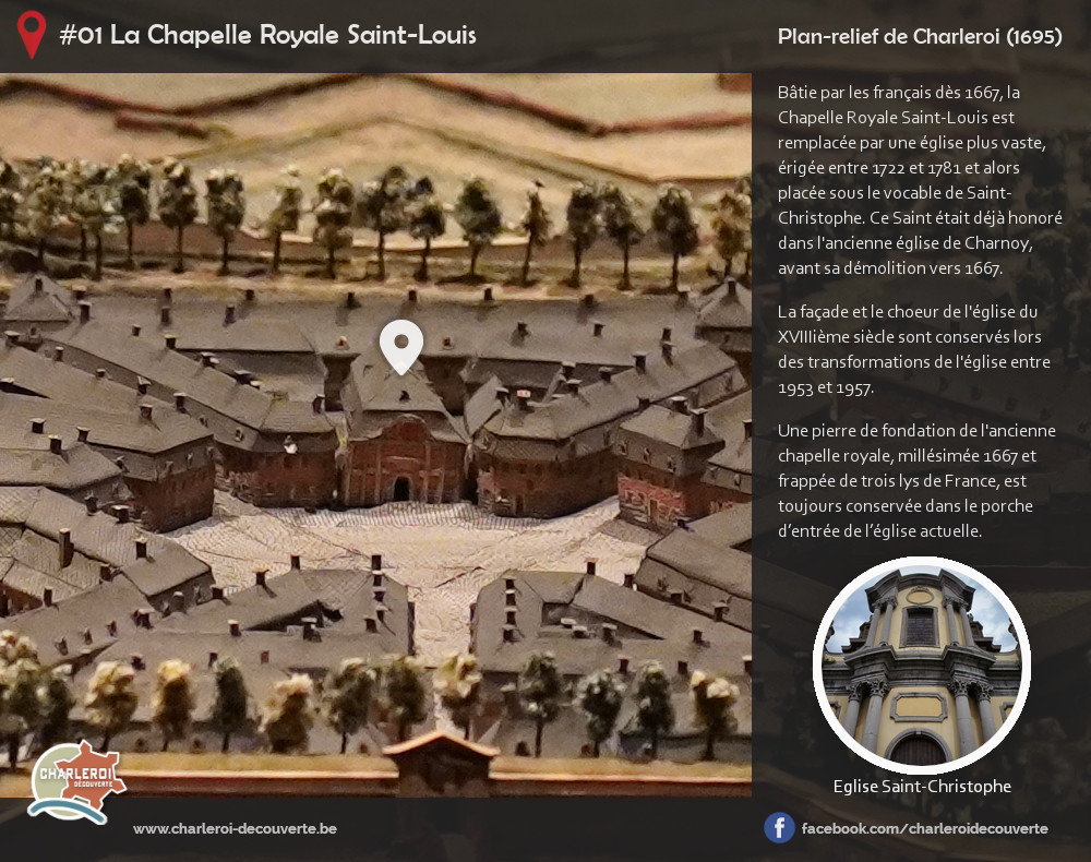 Plan-relief de Charleroi, 1695