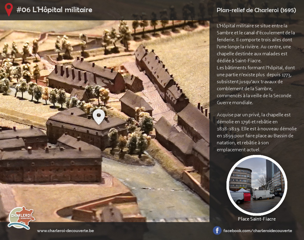 Plan-relief de Charleroi, 1695