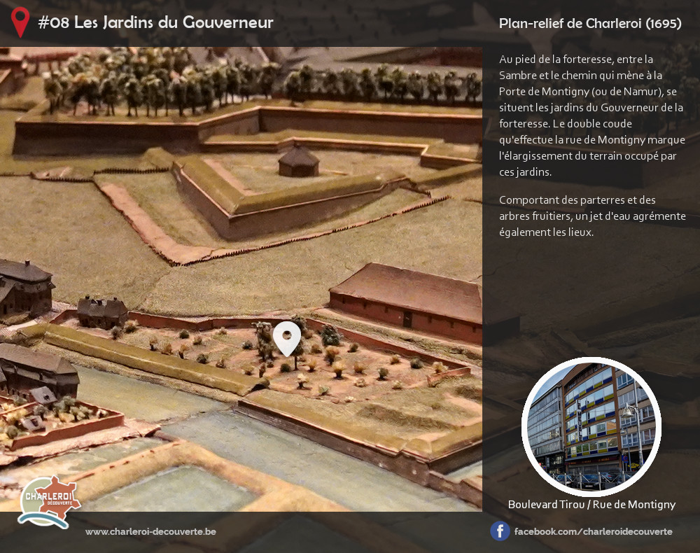 Plan-relief de Charleroi, 1695